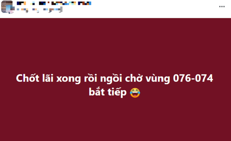 Pi thủ hào hứng khoe chốt lãi thành công.