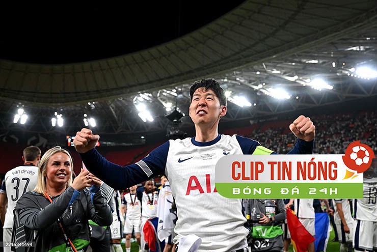 Son Heung Min cùng Tottenham đăng quang Europa League 2024/25