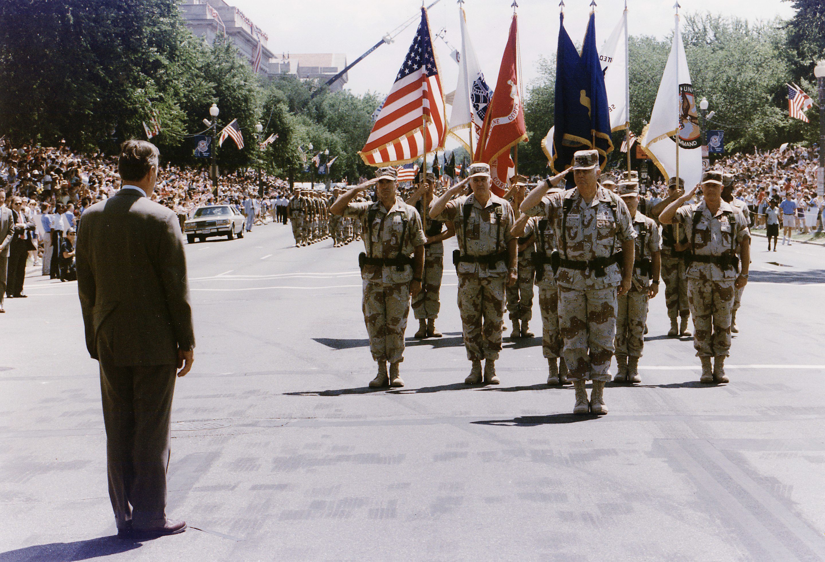 Lần gần nhất Mỹ tổ chức duyệt binh ở Washington D.C là vào năm 1991. Ảnh: Wikipedia.