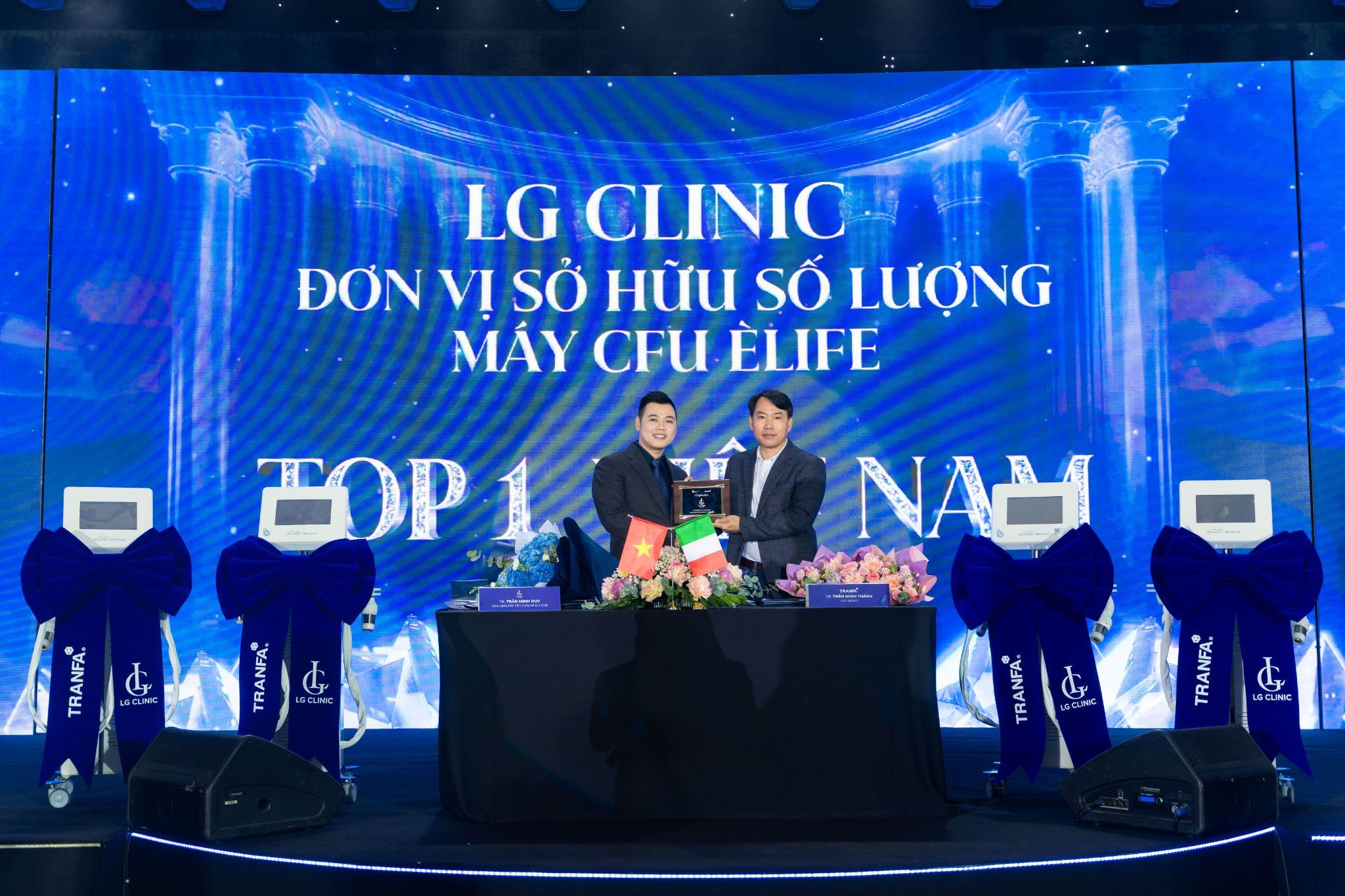 LG Clinic đứng đầu Việt Nam với số lượng máy CFU Èlife đang sở hữu