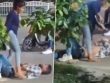 Bắt quả tang chồng ngoại tình, vợ đánh chồng tới tấp giữa phố
