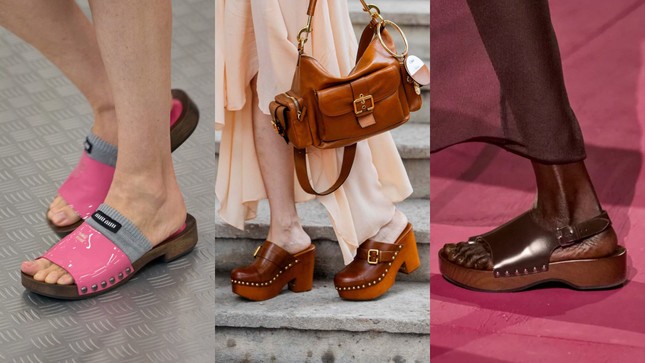 Trong mùa mốt Xuân - Hè năm 2025, Hermès, Miu Miu và Zimmermann đã tạo nên phong cách riêng cho guốc gỗ với nhiều phiên bản từ cổ điển đến tinh thần Boho phóng khoáng. Vẻ ngoài của Clog gợi nhớ sự mộc mạc đến và chắc chắn, giúp chủ nhân thoải mái di chuyển đến mọi nơi. Vậy nên không quá khó hiểu khi sandal có đế gỗ trở thành tay đua cừ khôi trong dòng chảy xu hướng mùa Hè.