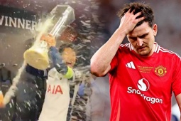 Tottenham  " quẩy "  tới 4h sáng ăn mừng ngôi vương Europa League, châm chọc Maguire