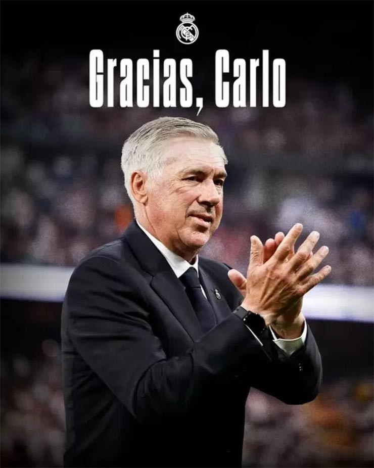 Real Madrid nói lời chia tay&nbsp;HLV Ancelotti