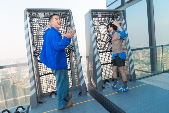 Cabin có kính và lưới an toàn. Ảnh: IG kingpowermahanakhon