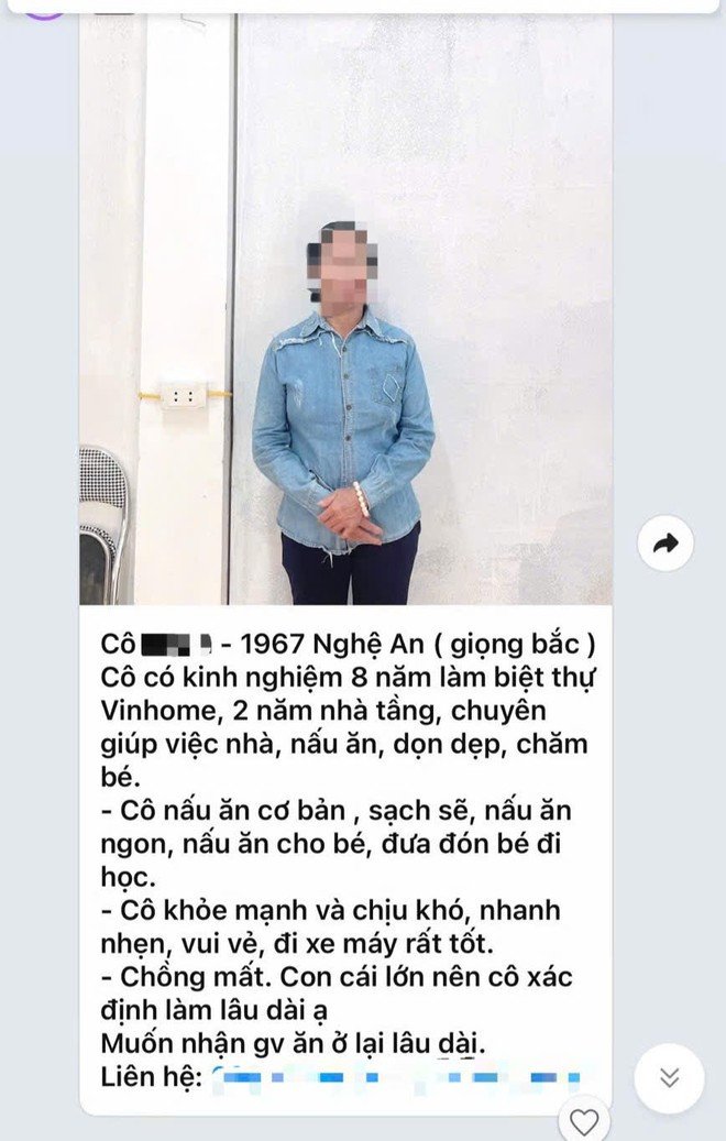 Giúp việc tên O. (Ảnh: An ninh Thủ đô)