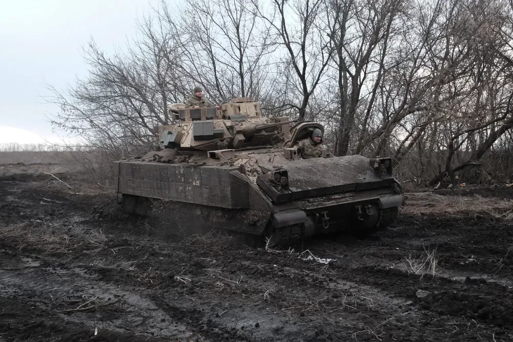 Lữ đoàn cơ giới số 47 tại TP Avdiivka (tỉnh Donetsk, Ukraine). Ảnh: GETTY IMAGES