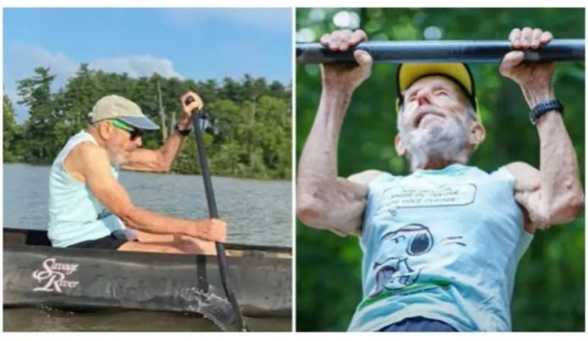 Mike Fremont, cụ ông 102 tuổi (Mỹ), không chỉ giữ kỷ lục thế giới về chạy marathon mà còn vượt qua bệnh tật và đâu là bí quyết sống thọ và khỏe mạnh đến vậy?. Ảnh: Rich Roll.