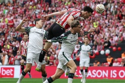 Trực tiếp bóng đá Sheffield United - Sunderland: Bàn thắng phút 90+5 (Chung kết playoff lên đá NHA) (Hết giờ)