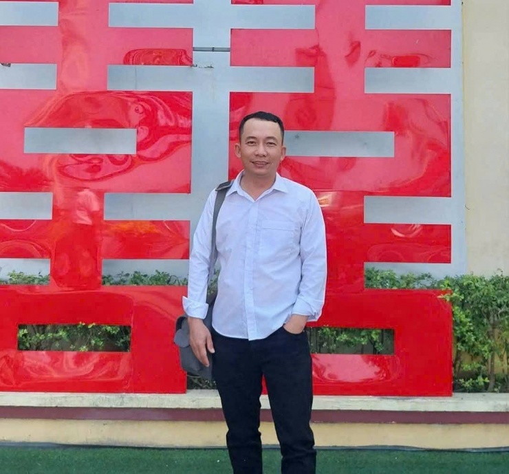 Anh Phúc có hành động dũng cảm khi lao xuống sông cứu người. Ảnh: NVCC