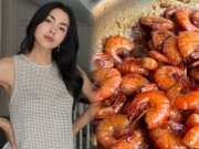 Ẩm thực - Mẹ con Tăng Thanh Hà ghiền tôm đất rang mặn ngọt