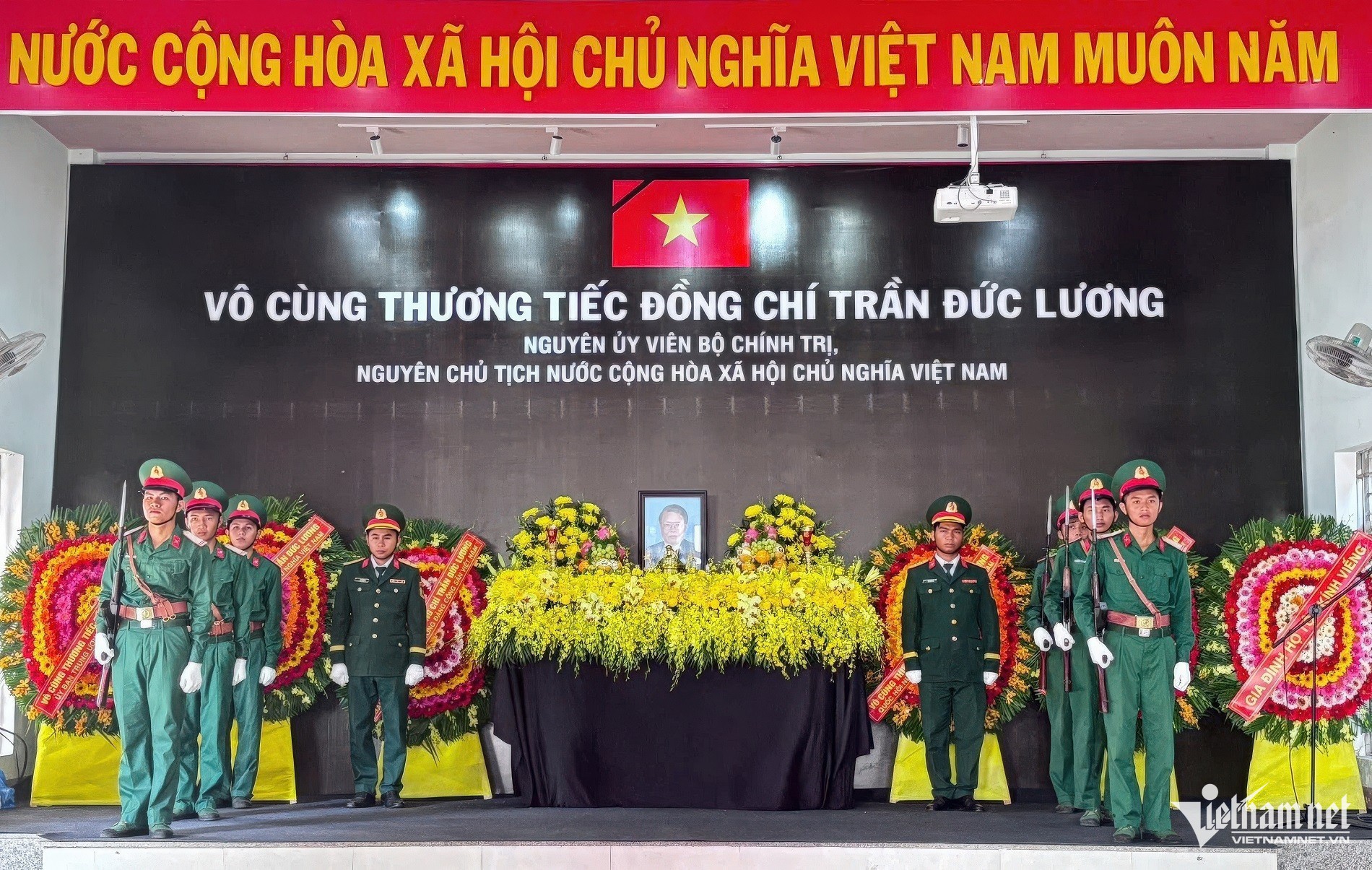 Quê nhà sẵn sàng đón nguyên Chủ tịch nước Trần Đức Lương về nơi an nghỉ. Ảnh: Thủy Yến