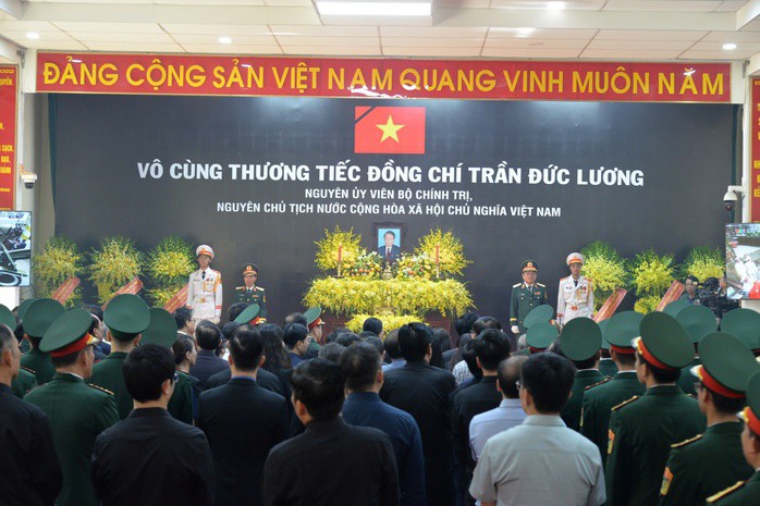 Lễ truy điệu nguyên Chủ tịch nước Trần Đức Lương tại nhà khách T50 tỉnh Quảng Ngãi