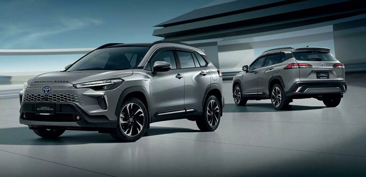 Phiên bản Toyota Corolla Cross facelift ra mắt năm 2024.