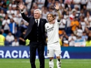 Bóng đá - HLV Ancelotti - Modric bật khóc chia tay Real Madrid, "ông trùm" Perez rơi nước mắt