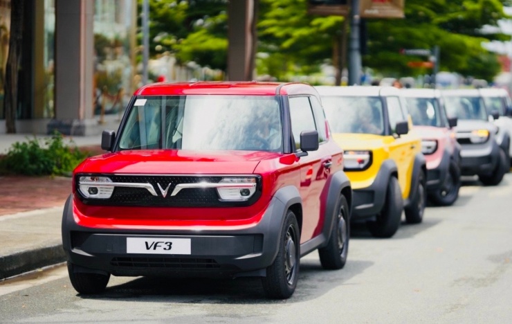 Các mẫu xe điện đang nhanh chóng chiếm ưu thế tại thị trường Việt Nam. Ảnh: VF