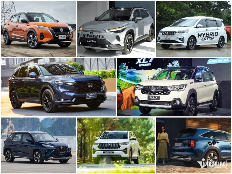 Các dòng xe hybrid ngày càng trở nên phổ biến tại Việt Nam. Ảnh minh hoạ