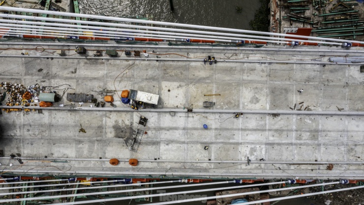 Cận cảnh cây cầu 2.300 tỷ đồng nối đô thị lõi Hải Phòng với đảo Vũ Yên - 5