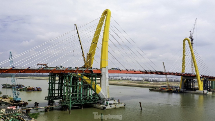 Cận cảnh cây cầu 2.300 tỷ đồng nối đô thị lõi Hải Phòng với đảo Vũ Yên - 14