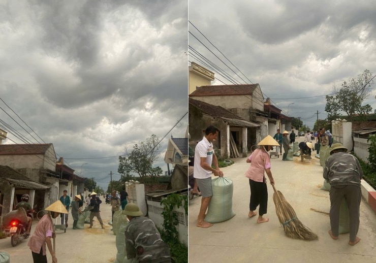 Khung cảnh gần gũi, quen thuộc nơi thôn quê&nbsp;