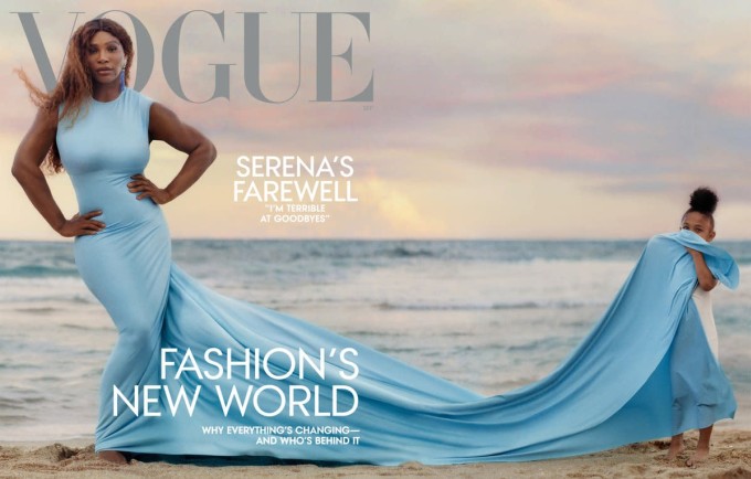 Serena Williams trên bìa Vogue Mỹ số tháng 9/2022.