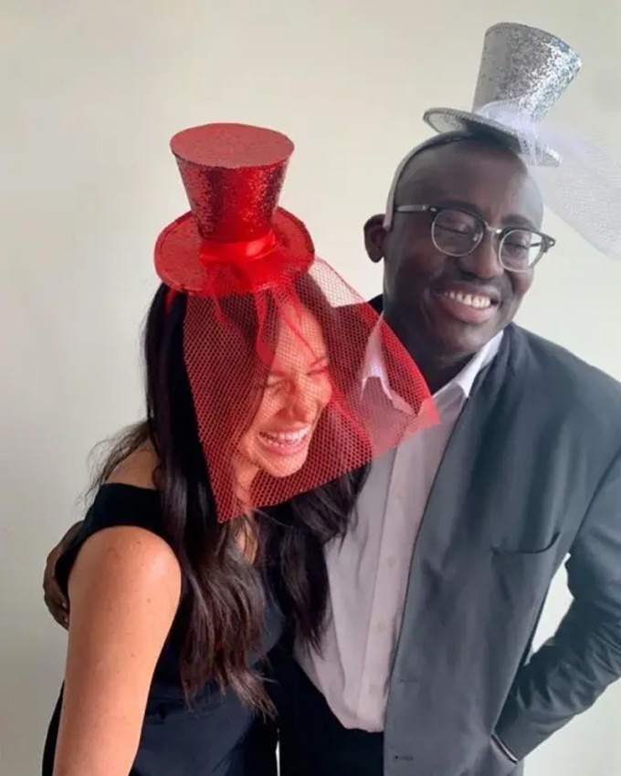 Meghan bị đồn nghỉ chơi với Enninful (phải) sau drama về trang bìa Vogue. Ảnh: Instagram