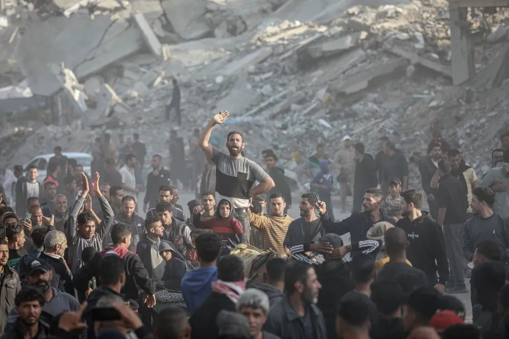 Người dân Gaza biểu tình phản đối Hamas và cuộc xung đột Israel-Hamas. Ảnh: THE WALL STREET JOURNAL Người dân Gaza biểu tình phản đối Hamas và cuộc xung đột Israel-Hamas. Ảnh: THE WALL STREET JOURNAL