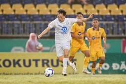 Video bóng đá SLNA - Nam Định: Rượt đuổi 5 bàn, tiến gần ngôi vương (V-League)