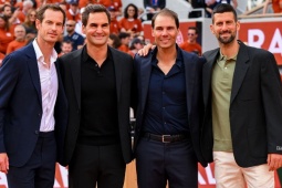 Nóng nhất thể thao sáng 26/5: Djokovic, Federer, Murray dự lễ tri ân Nadal ở Roland Garros