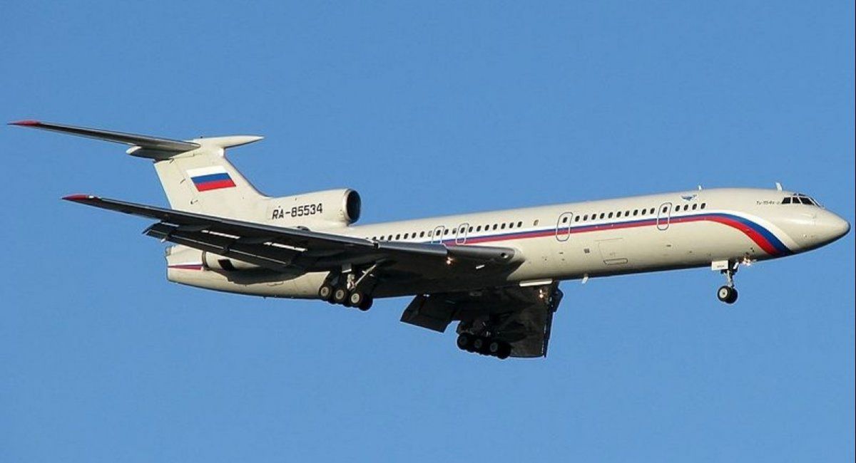 Ảnh minh họa máy bay Tu-154 của lực lượng không quân Nga. Ảnh: Defense Express.