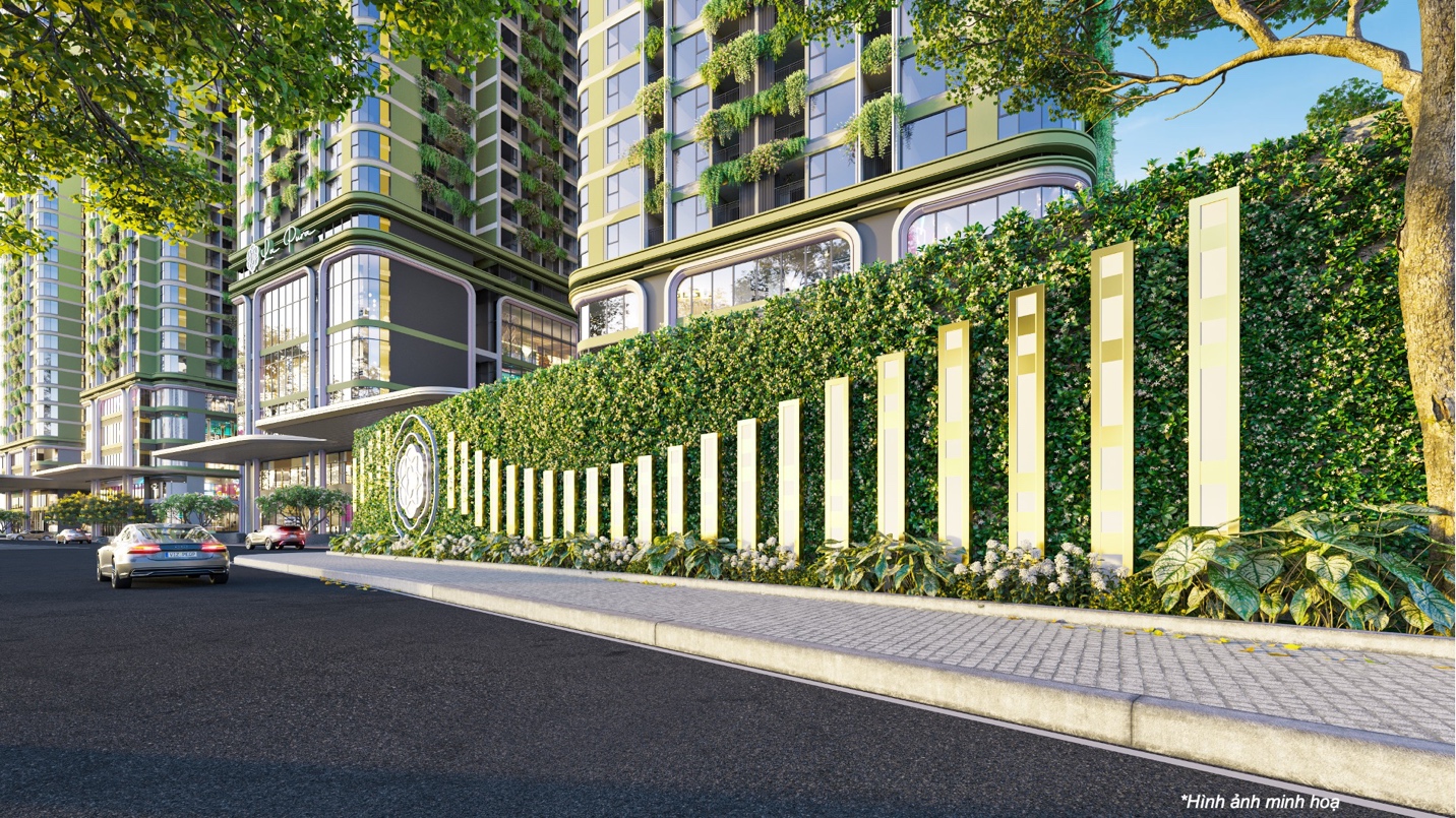 Mặt tiền xanh 300m là điểm nhất đặc biệt của La Pura tại Quốc lộ 13, trung tâm Đông Bắc TP.HCM
