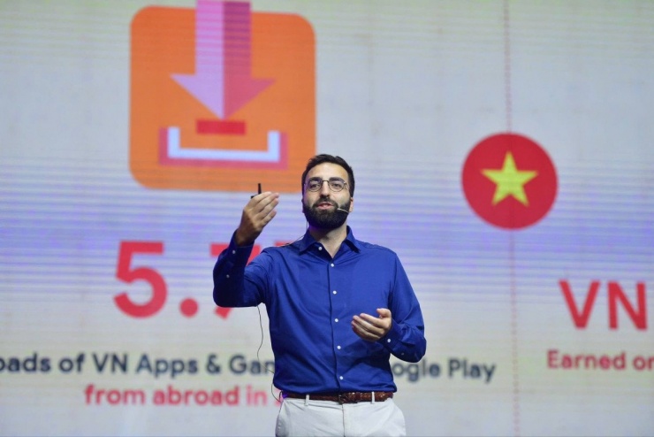 Ông Giuseppe Stasolla, Giám đốc Hệ sinh thái Đông Nam Á, Google Play. Ảnh: Thanh Tùng
