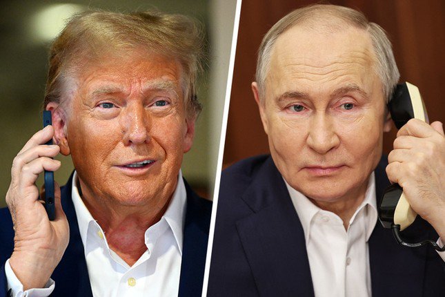 Tổng thống Mỹ Donald Trump và Tổng thống Nga Vladimir Putin. (Ảnh: Getty Image)