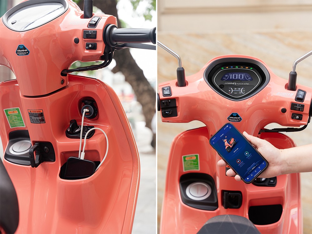 Yamaha Grande sở hữu những tính năng hiện đại