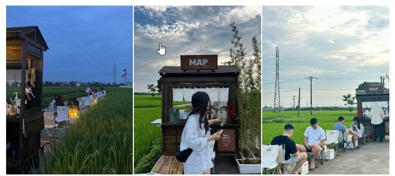 Tiệm cà phê giữa ruộng lúa ở Thái Bình gây sốt mạng