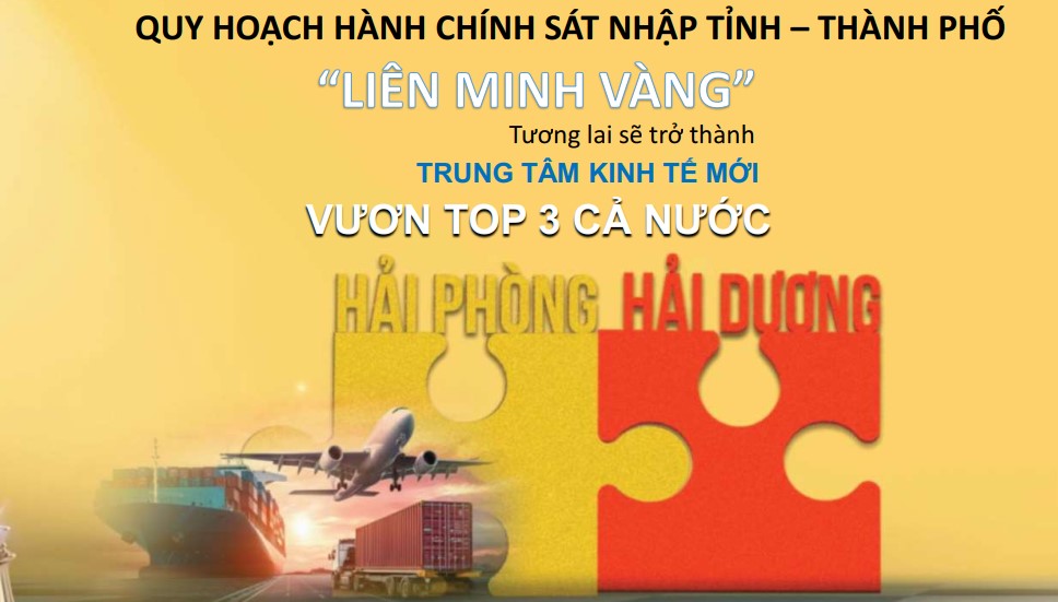 Hải Phòng - Hải Dương sáp nhập hình thành nên trung tâm kinh tê mới vươn top 3 cả nước (nguồn ảnh: BDS Duyên Hải)