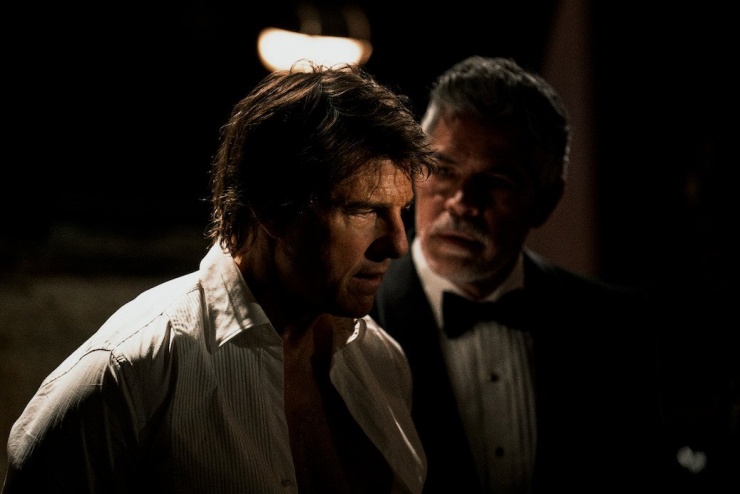 Tom Cruise và Esai Morales trong "Nhiệm vụ bất khả thi 8".&nbsp;