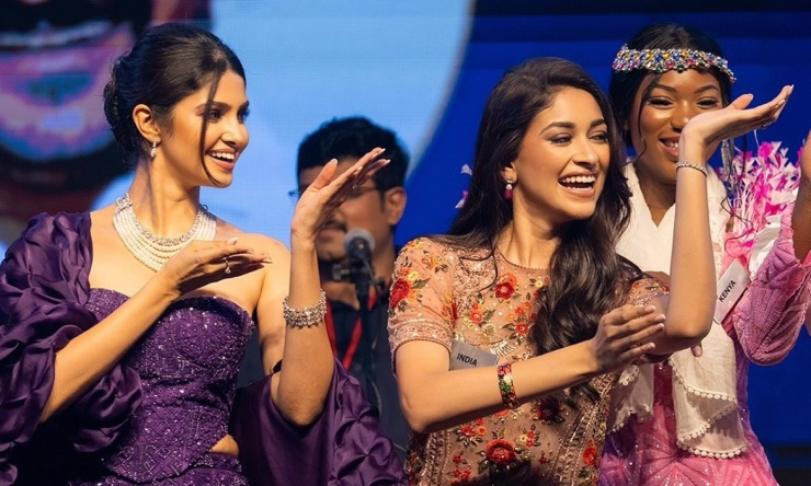 Nandini Gupta còn nhận được sự yêu mến từ các thí sinh. Cô thân thiết với nhiều người đẹp qua nhiều hoạt động thuộc khuôn khổ cuộc thi. Hoa hậu Ý Nhi nhận xét Nandini là người bạn đáng tin cậy, luôn sẵn lòng hỗ trợ người khác. Trong những ngày đầu, Nandini giới thiệu Miss World Vietnam cách thưởng thức món biryani của Ấn Độ.