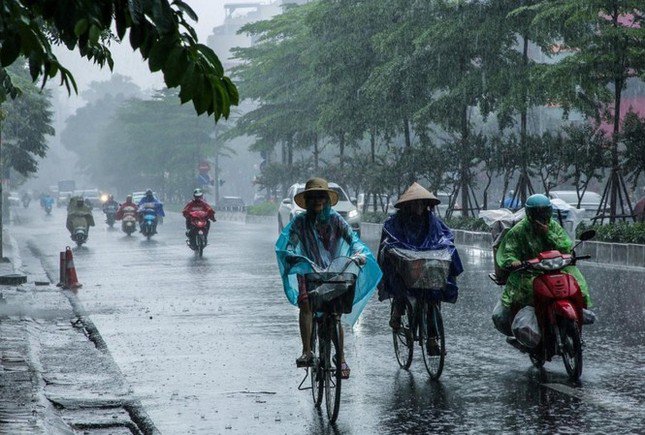 Miền Bắc chuyển mưa lớn từ chiều tối nay (28/5).