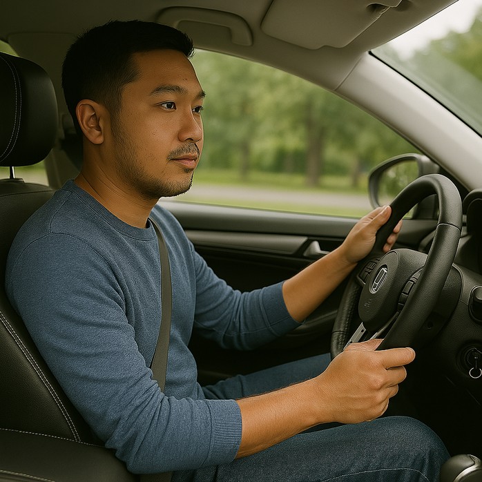 Trong tương lai có thể đặt xe không người lái qua app. Minh họa AI: Hồng Đào