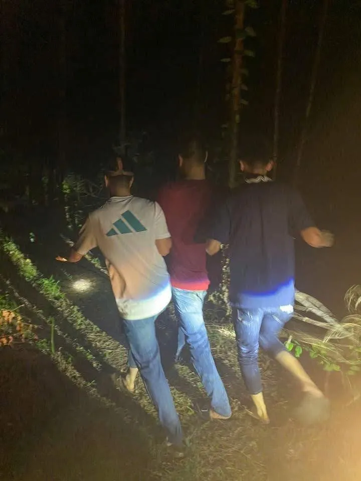 Thời điểm Nguyễn Văn Thụ bị công an Bắc Giang bắt giữ. Ảnh CTV