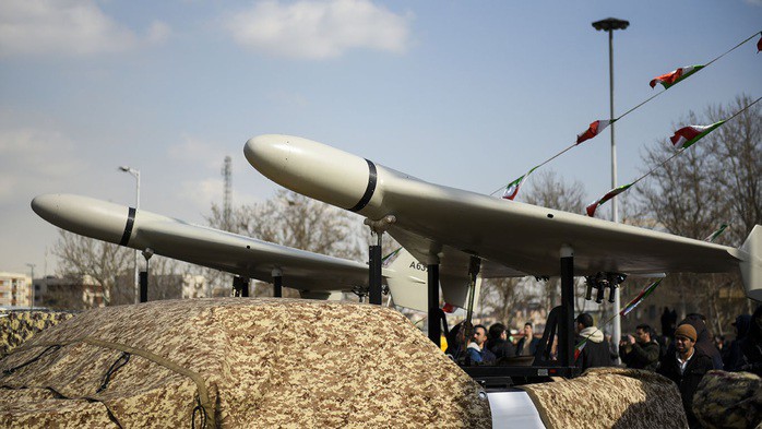 Shahed-136 là dòng UAV tự sát giá rẻ do Iran sản xuất. Ảnh: TASS