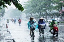 Các địa phương mưa lớn nhất trong tối nay và ngày mai