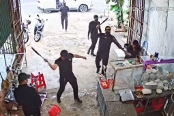 Công an bắt giữ toàn bộ nhóm áo đen đập phá quán phở ở Đắk Lắk