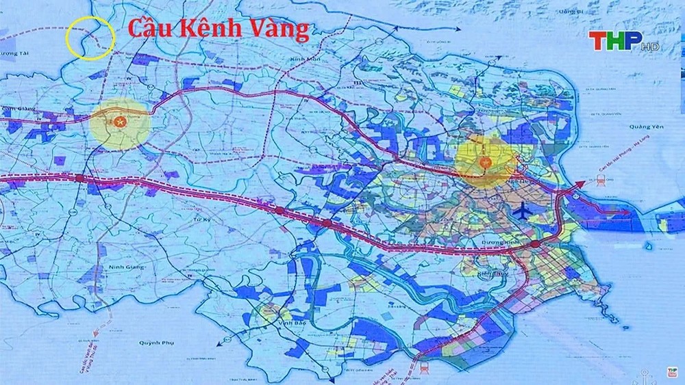 Lộ trình dự kiến của tuyến đường tốc độ cao nối Hải Dương và Hải Phòng