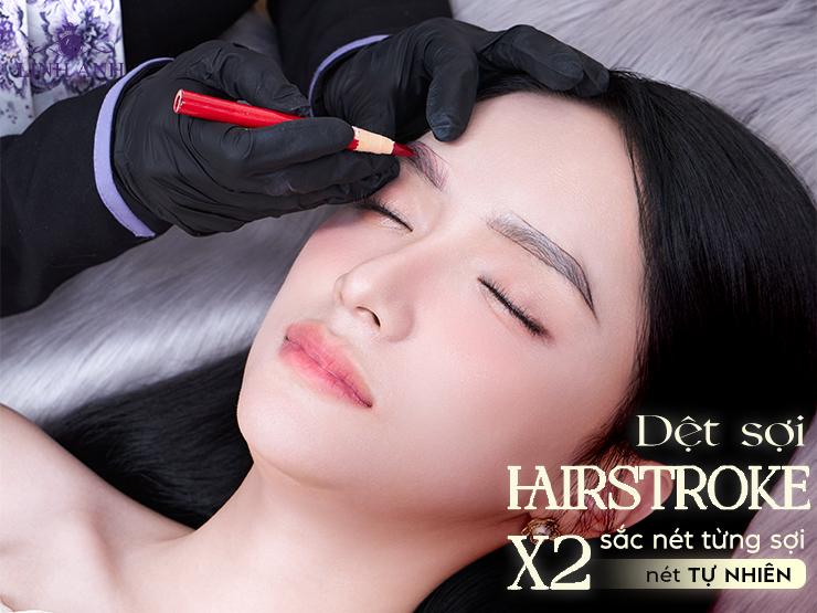 Hương Giang chọn dệt sợi Hairstroke siêu thực tại Linh Anh