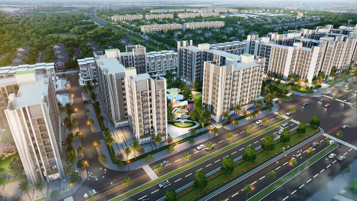 Phối cảnh lô NOXH-03 Happy Home Thanh Hóa