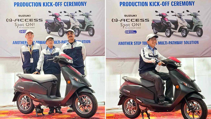 Suzuki xuất xưởng xe máy điện e-Access, dự kiến gây 