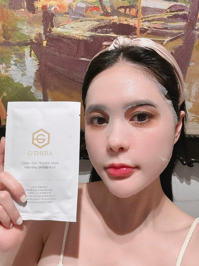Sản phẩm mặt nạ bị thu hồi từng được Đoàn Di Băng quảng cáo nhiều lần trên TikTok.