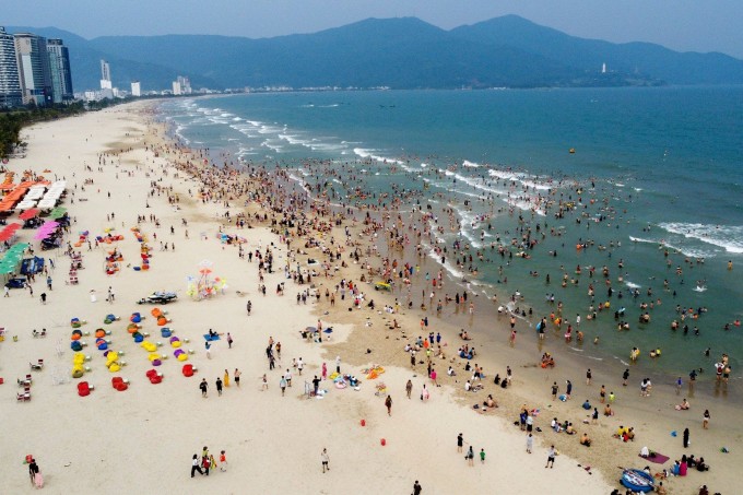 Bãi biển Mỹ Khê ở Đà Nẵng. Ảnh: Nguyễn Đông